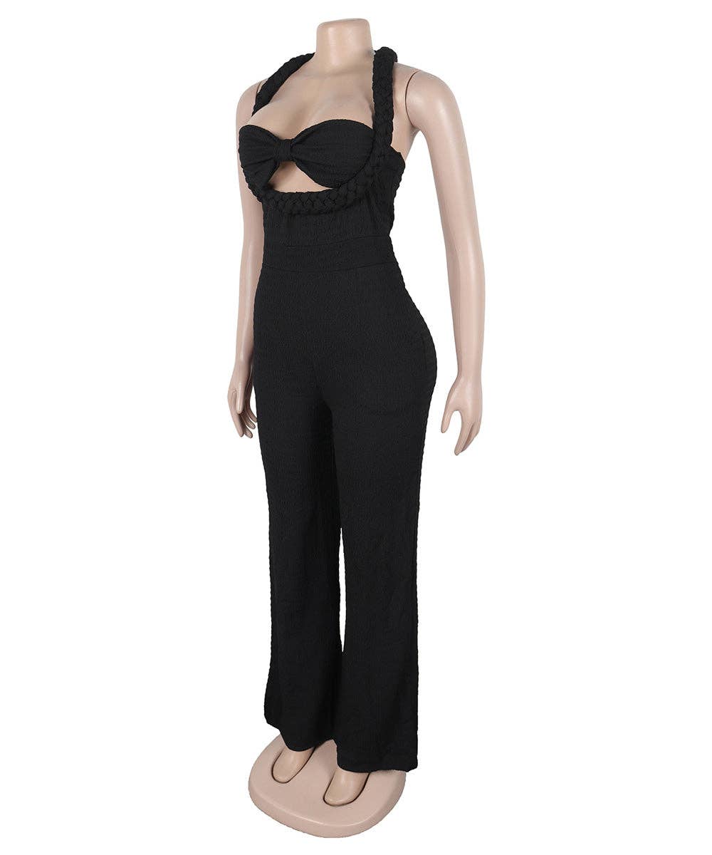 Aria Romance - Wholesale Top & Pant Set (NOT Loungewear) - Women's - Bandeau Wide Leg Jumpsuit13