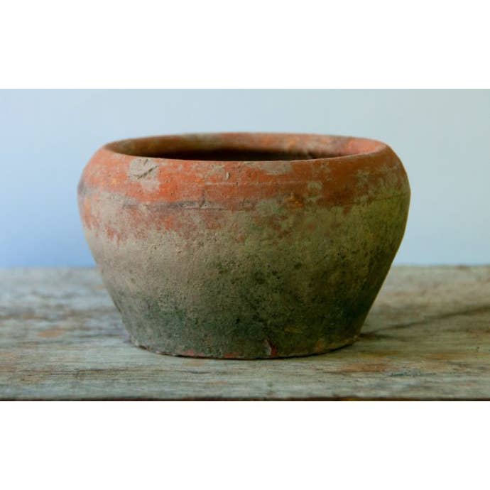 Pacific Home & Garden - Wholesale Plant Pot - Andover terra cotta farm pots, mossed redstone, 5.9"