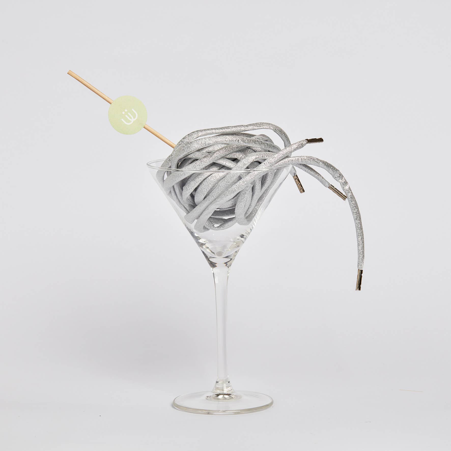 Oli Olsen – wholesale Shoe accessories – Sliwils Fashion ShoelaceManhattan - Metallic Silver6