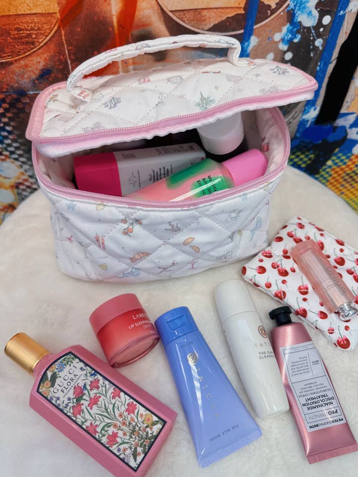 Schminktasche mit Griff für den Großhandel von Happy Hour