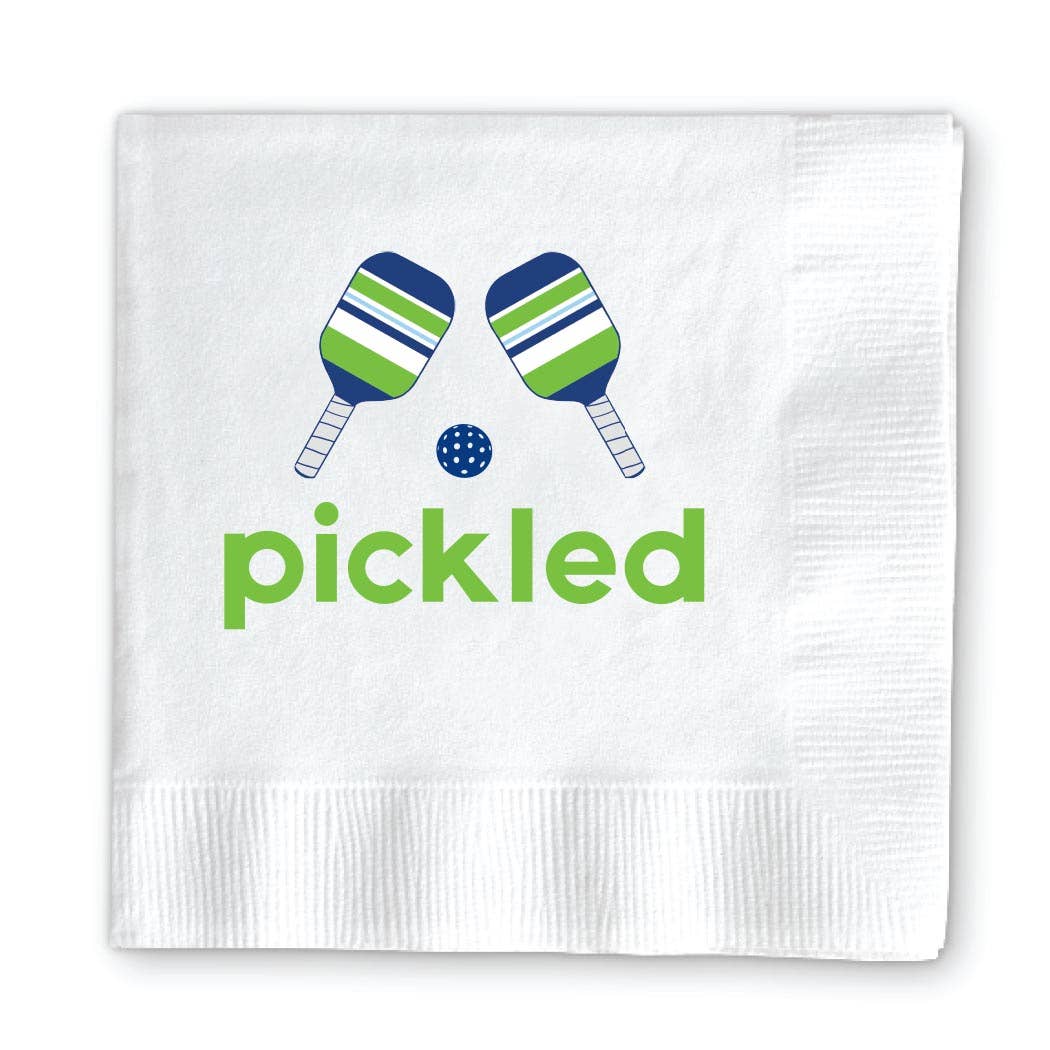 Donovan Designs - Wholesale Disposable Napkin - PICKLEBALL COCKTAIL NAPKINS7