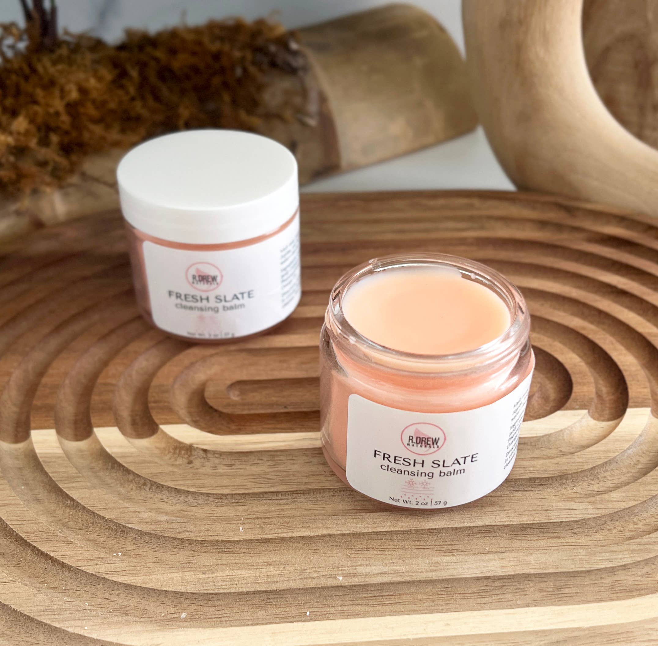 R. Drew Naturals, LLC - Vente Démaquillants - Baume Nettoyant Fresh Slate – Démaquillant1