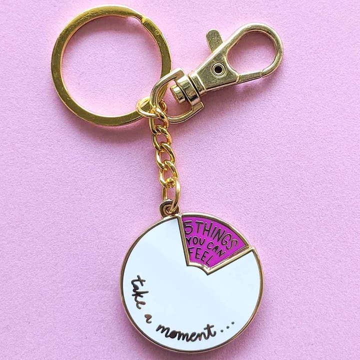 Rainbow Space Unicorn - Wholesale Keychain – Women's - Self Care Spinner Keychain3