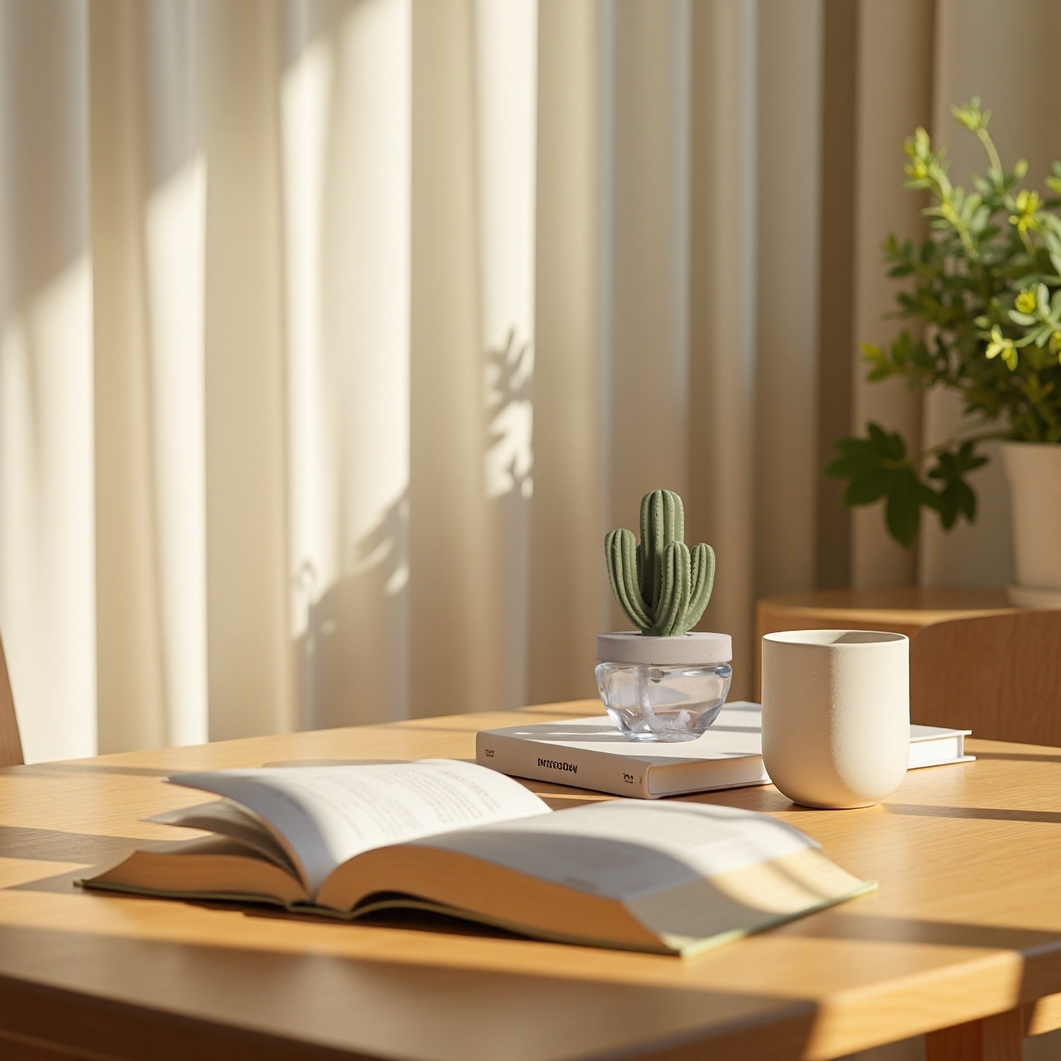 Pretty Valley Home - Vente Diffuseur à tiges - Coffret Cadeau Diffuseur Céramique Cactus - 100ml/3.38fl oz pour Décoration4