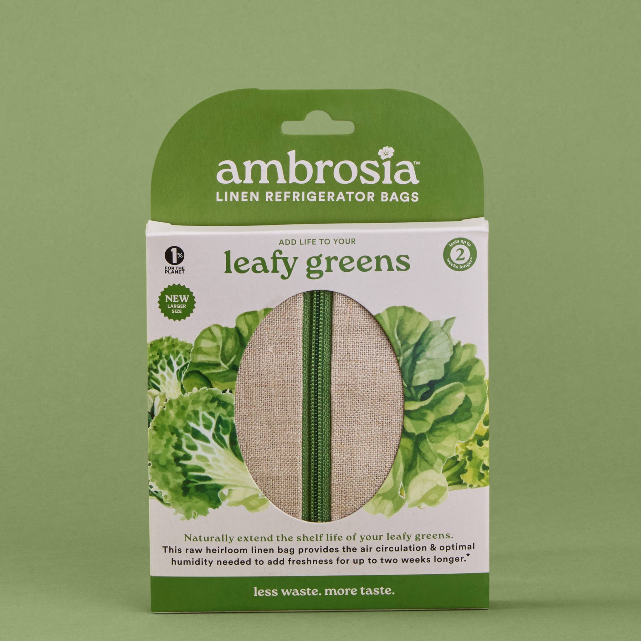 Ambrosia Bag - Wholesale Food Storage Wrap/Bag - Reusable Linen Bag for Leafy Greens | Spring Kitchen9