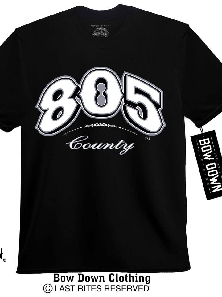 805 Codice area contea per la vendita all'ingrosso da parte di Bow Down Clothing