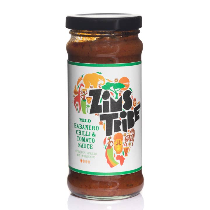 Zims Tribe - Wholesale Hot Sauce - Zims Tribe Habanero & Chilli Sauce Mild