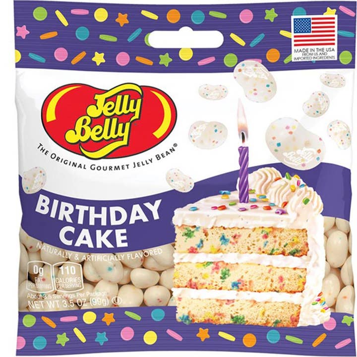 Cow Crack Wholesale - Wholesale Gummy - Jelly Belly Birthday Cake 3.5 OZ
