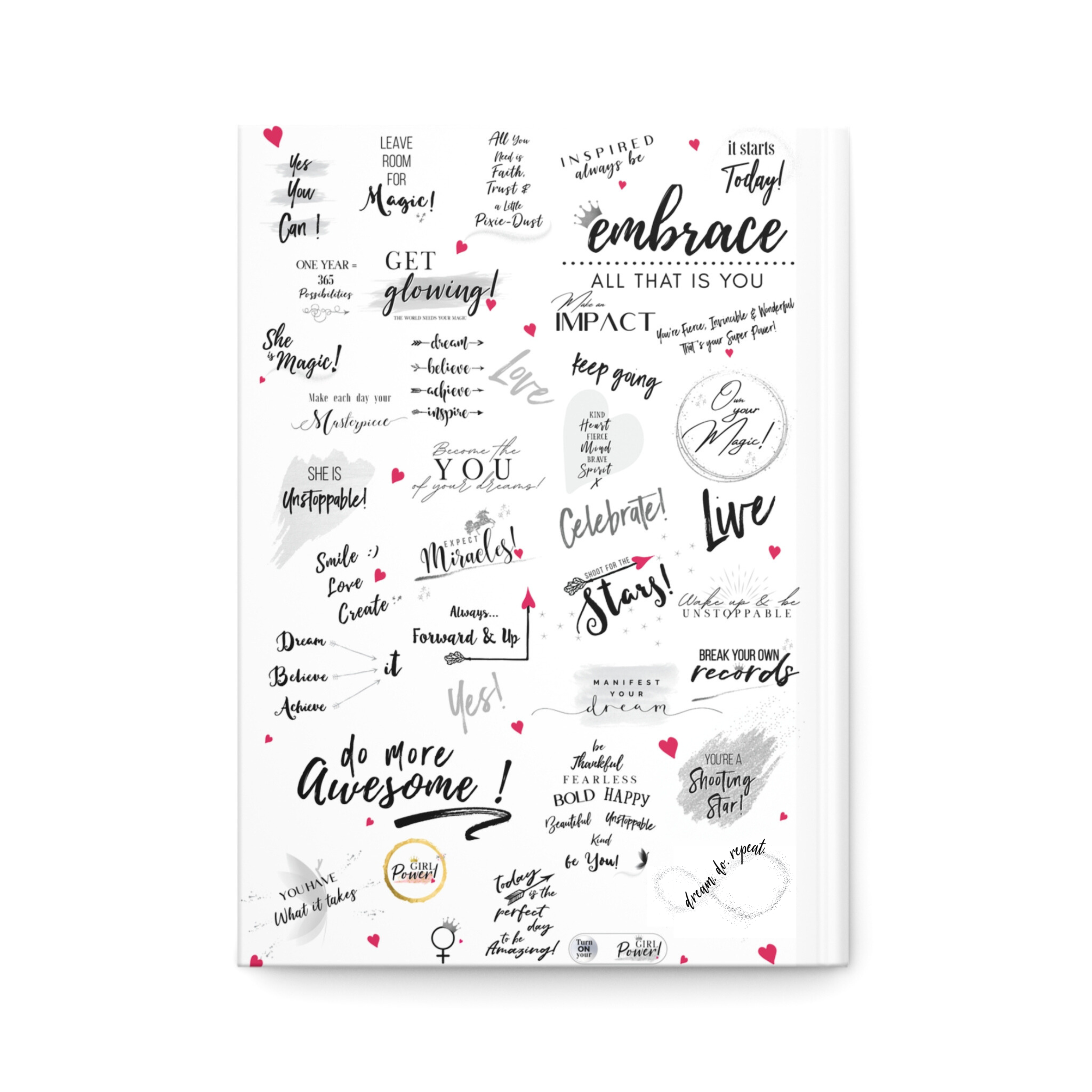 Girl Power 24/7 - Wholesale Journal/Diary - Girl Power Hardcover Journal - Be Unstoppable!6