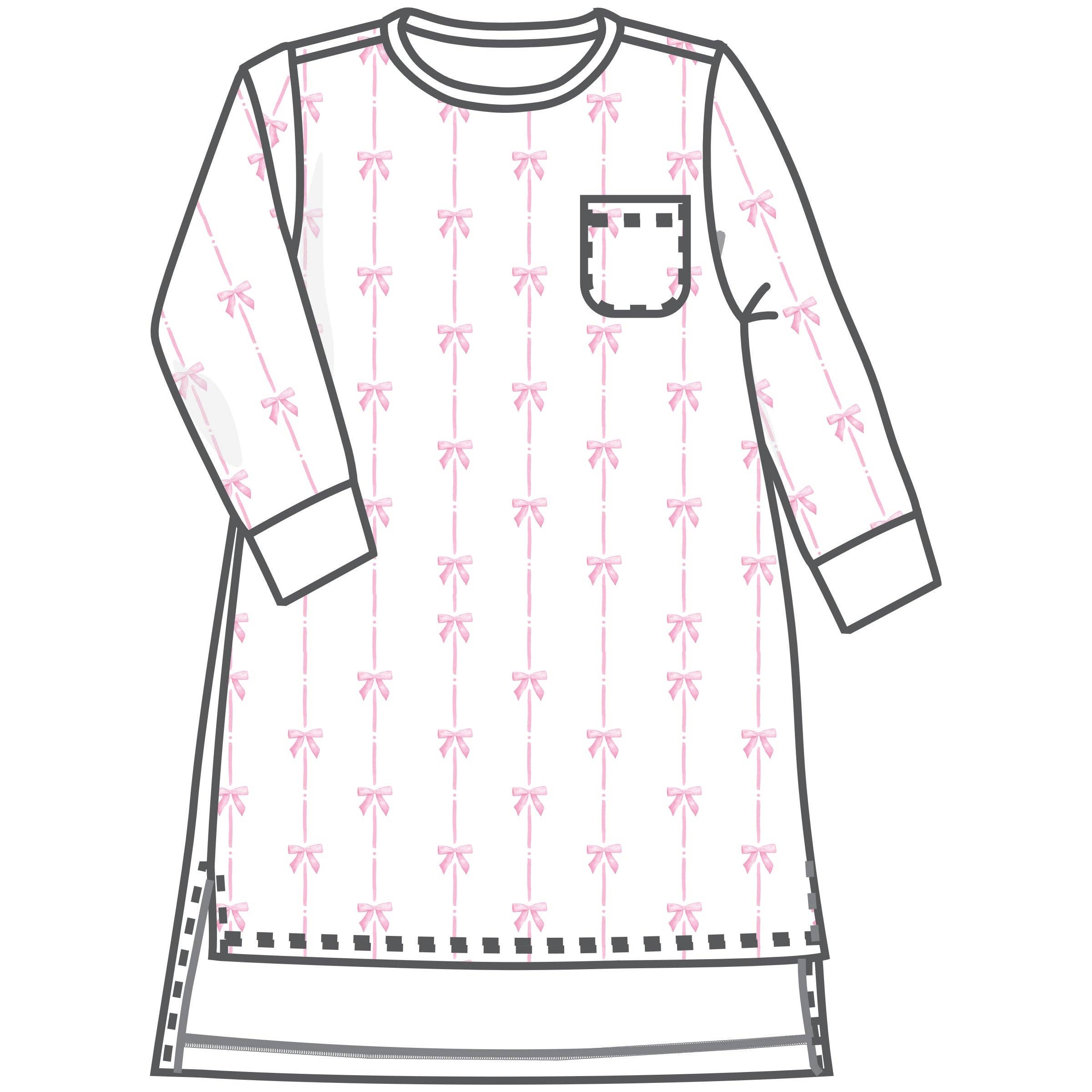 Magnolia Baby - Wholesale Nightdress - Kids - Amelia's Classics Long Sleeve Nightdress0