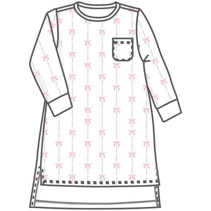 Magnolia Baby - Wholesale Nightdress - Kids - Amelia's Classics Long Sleeve Nightdress