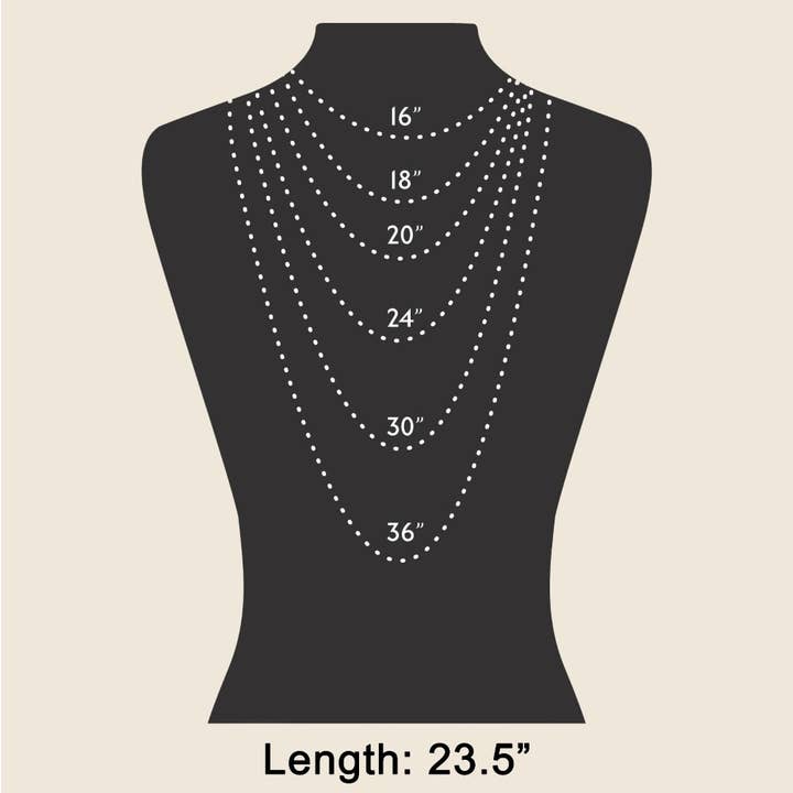 G Warped Metallic Pendant Adjustable Cord Necklace for wholesale on Faire3