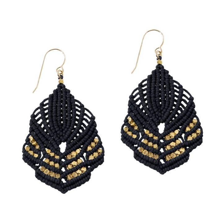 Hera Drop Earrings | Brass for wholesale by Corda