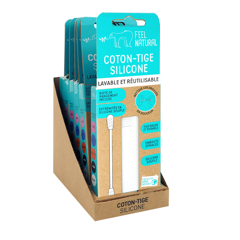 FRENCH TENDANCE - Wholesale Cotton Swab/Q-Tip - White silicone cotton swab - Feel Natural2