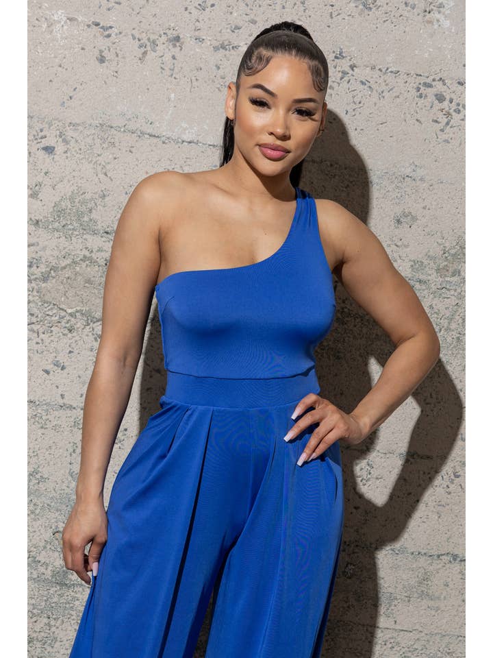 Melrose with Love - Wholesale Jumpsuit - Women's - WIDE LEG , ONE SHOULDER JUMPSUIT6