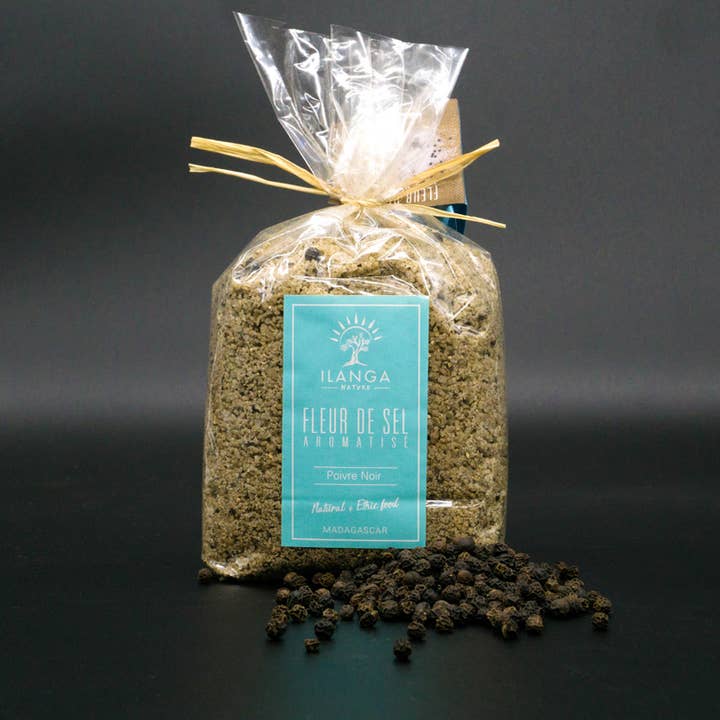 Ilanga Nature - Wholesale Salt & Pepper Mix - Fleur de Sel Black Pepper 500g1