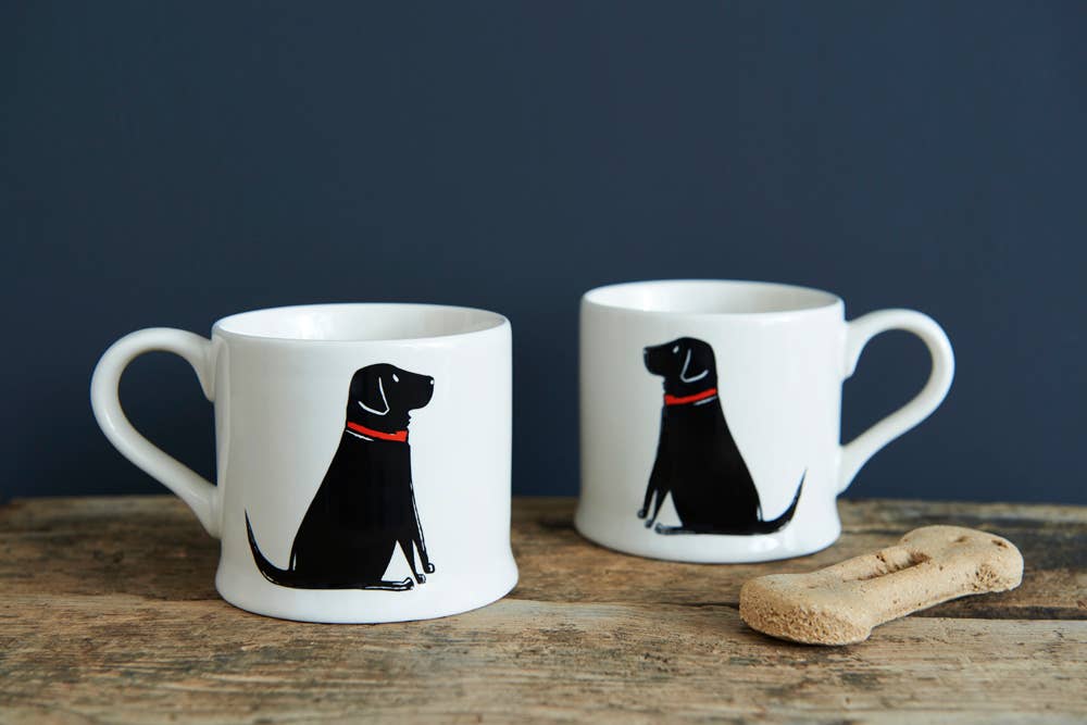 Sweet William Designs - Wholesale Koffiemok - Mischievous Mutts hondenmok - zwarte Labrador2
