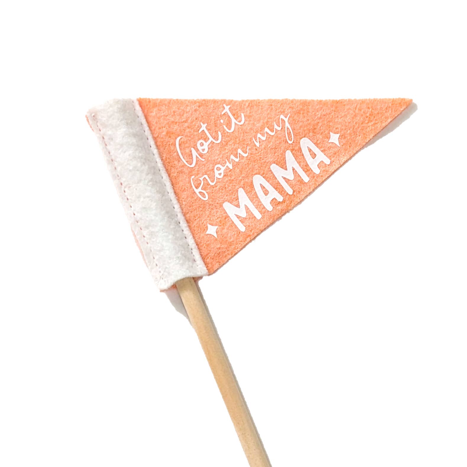 Pennant For Your Thoughts - Wholesale Flag - Mother's Day Tiny Flag Pennant | Wool Blend, Handmade in USA13