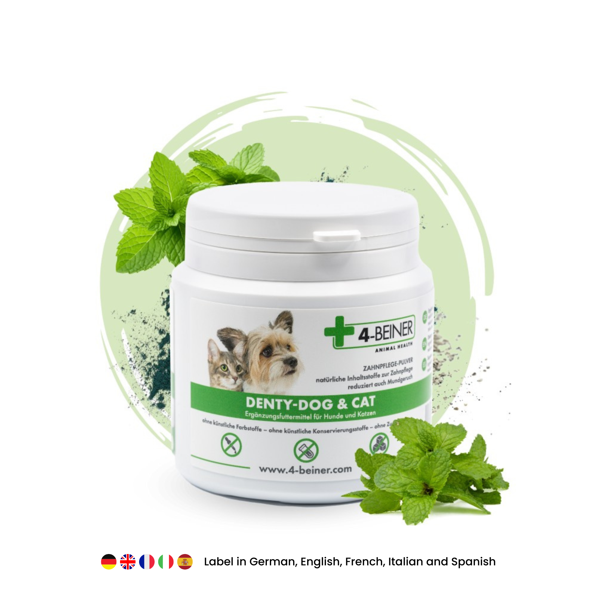 Kauartikel.com GmbH - Wholesale Pet Supplement - Cat/Dog - 4-legged Denty-Dog & Cat 90g0
