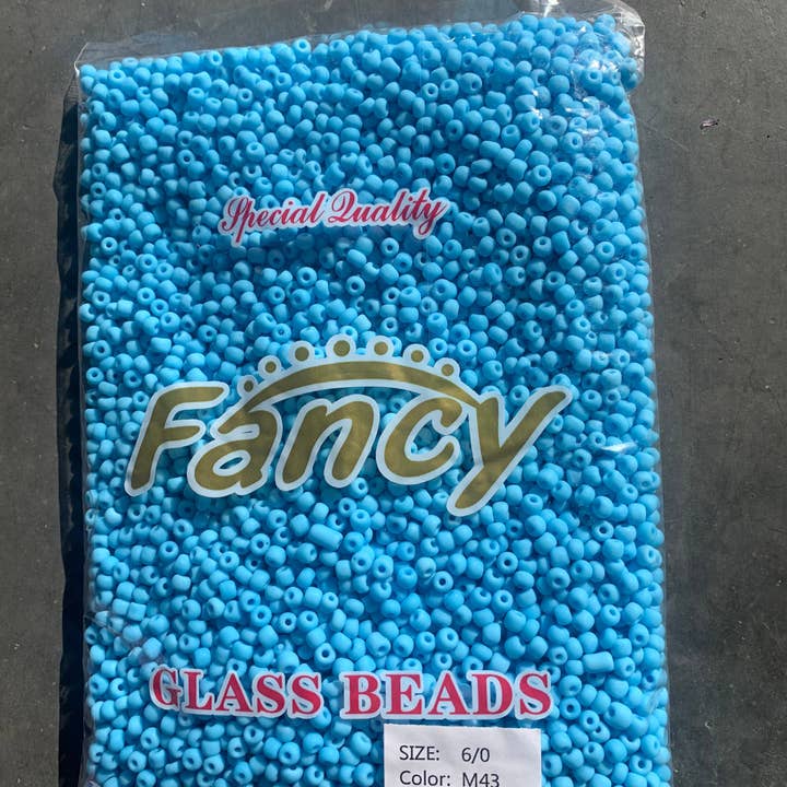 MaddieMayShop - Wholesale Beads - 6/0 Seed Beads, Seed Beads Bulk, Frost Glass Beads 450 Grams14