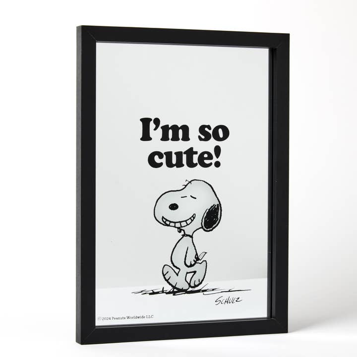 Peanuts Cute Framed Mirror for wholesale by Magpie