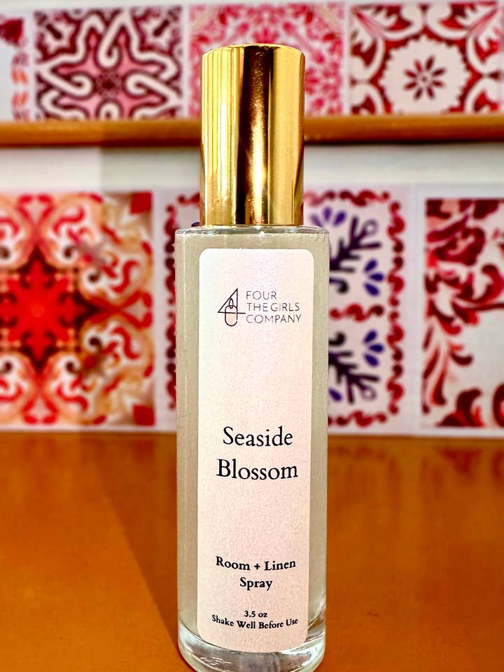Seaside Blossom Room + Linen Spray 3.5mL for wholesale by Four The Girls Co