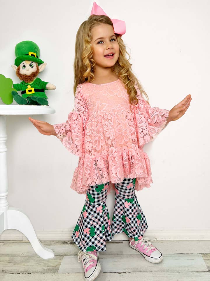 Luck Of The Irish Leggingset för wholesale av Mia Belle Girls • Wholesale