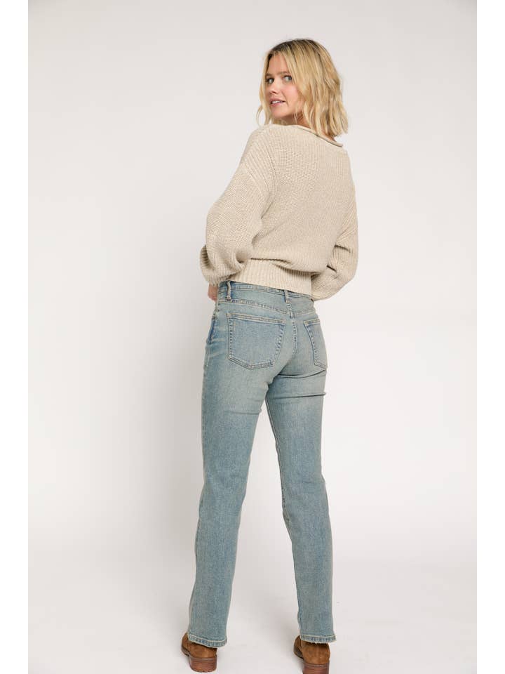 Oliver Logan - Wholesale Jeans - Women's - Stanley Mid Rise Bootcut Jean, 4-Year Vintage 1