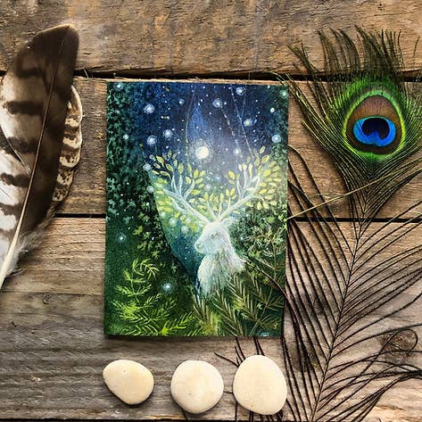 Hannah Willow Art - Wholesale Everyday Greeting Card - The Magic in the Woods Greetings Card