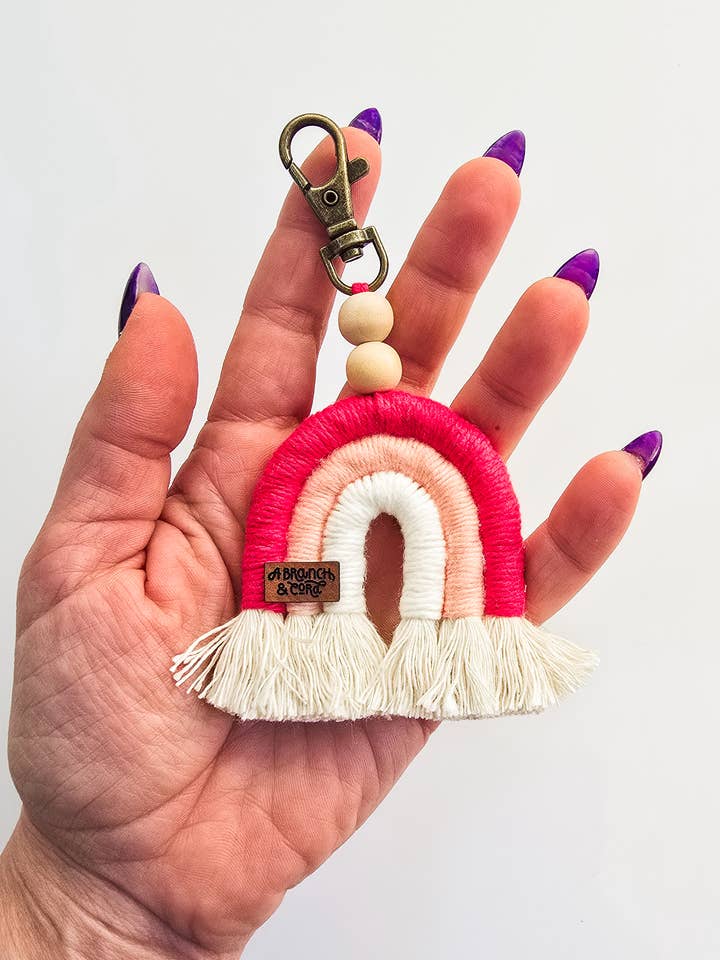 Rainbow Diffuser Keychain for wholesale by A Branch & Cord