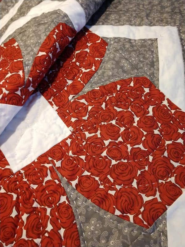 Rachel Rossi Design - Wholesale Craft Sewing Kit - Trellis Twist | Curved Quilt Pattern | Modern Vintage1