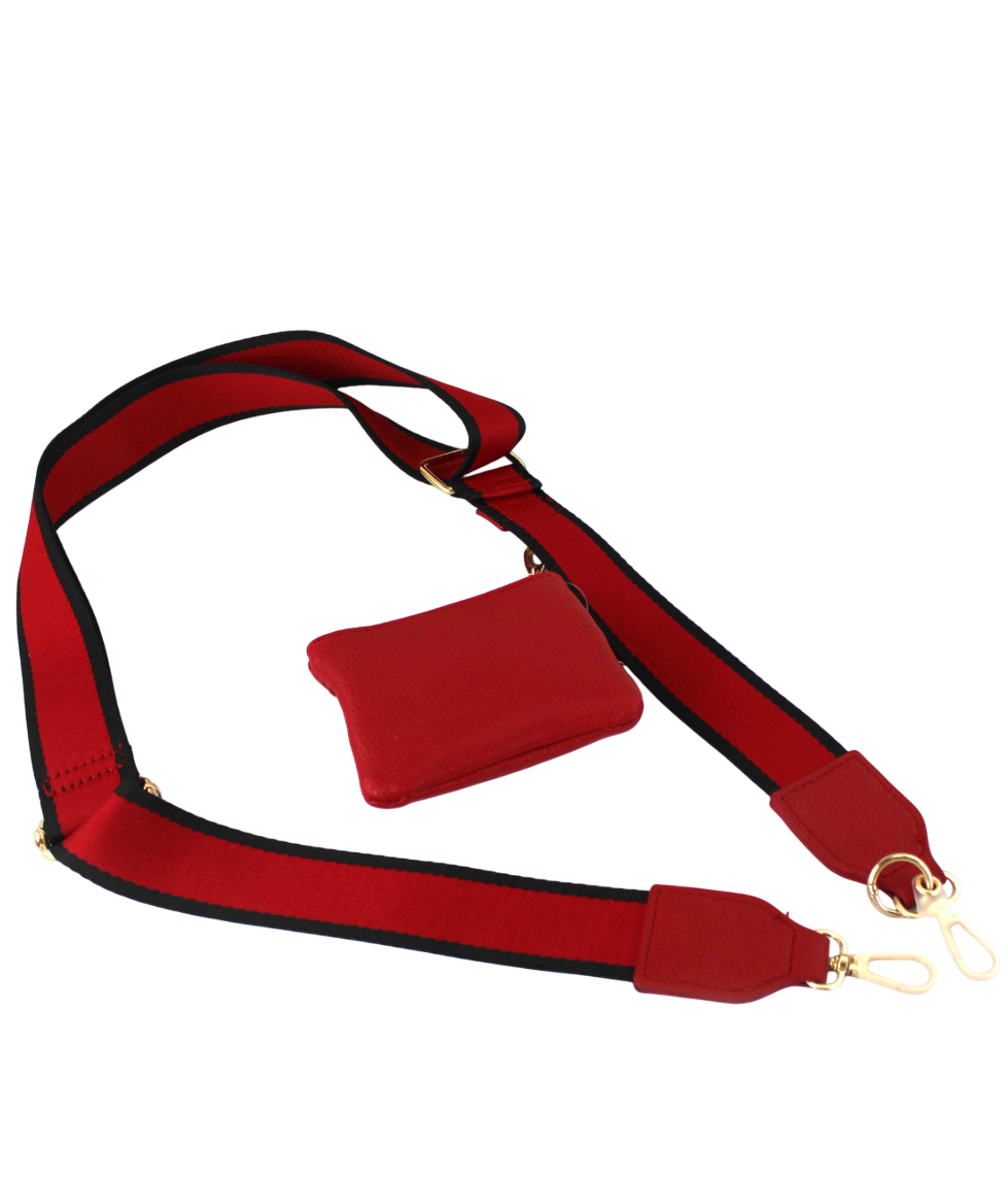 AR New York - Wholesale Crossbody Bag - Women's - C001 - Stripe Clip & Go Crossbody Strap with Pouch2