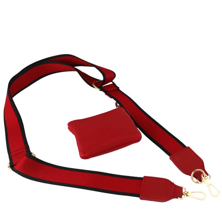 AR New York - Wholesale Crossbody Bag - Women's - C001 - Stripe Clip & Go Crossbody Strap with Pouch2