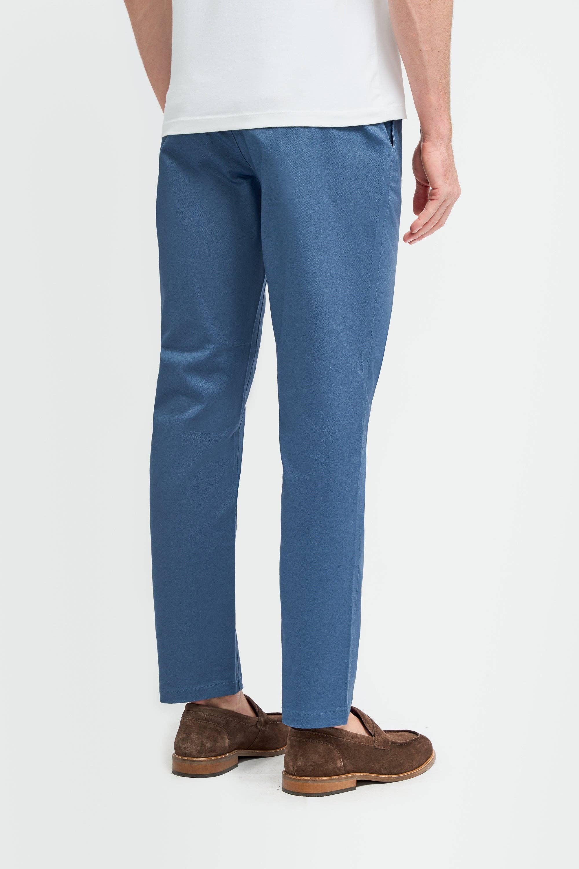 CASTLESON - Wholesale Pants - Men's - Chino pants men Cobalt - Cavani Dakota2