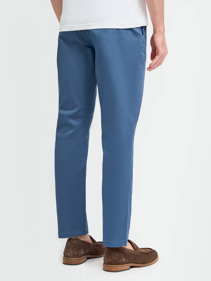 CASTLESON - Wholesale Pants - Men's - Chino pants men Cobalt - Cavani Dakota2