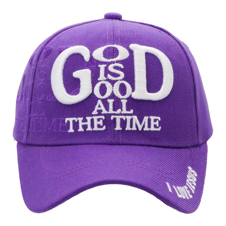 Cap Zone - Wholesale Baseball Cap - Unisex - God Is Good All The Time Jesus Baseball Cap9