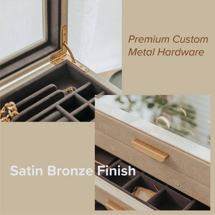 Case Elegance - Wholesale Jewellery box/organiser - Sasha Large Jewelry Box5