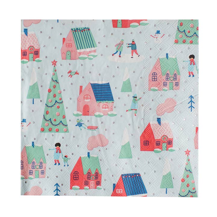 Snow Day Large Napkins - 16 Pk. for wholesale by Jollity & Co. + Daydream Society