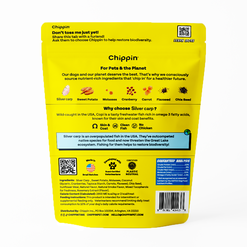 Chippin - Wholesale Pet Treats - Dog - Training Bites Fish Sweet Potato Cranberry Soft Dog Treats1