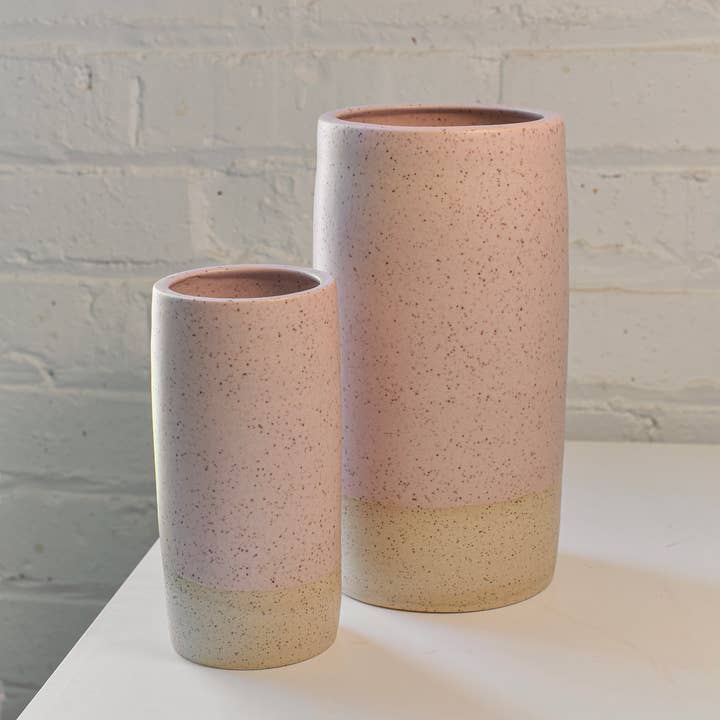 Little Fire Ceramics - Wholesale Vase - Large Jacqueline Vase in Speckled Clay