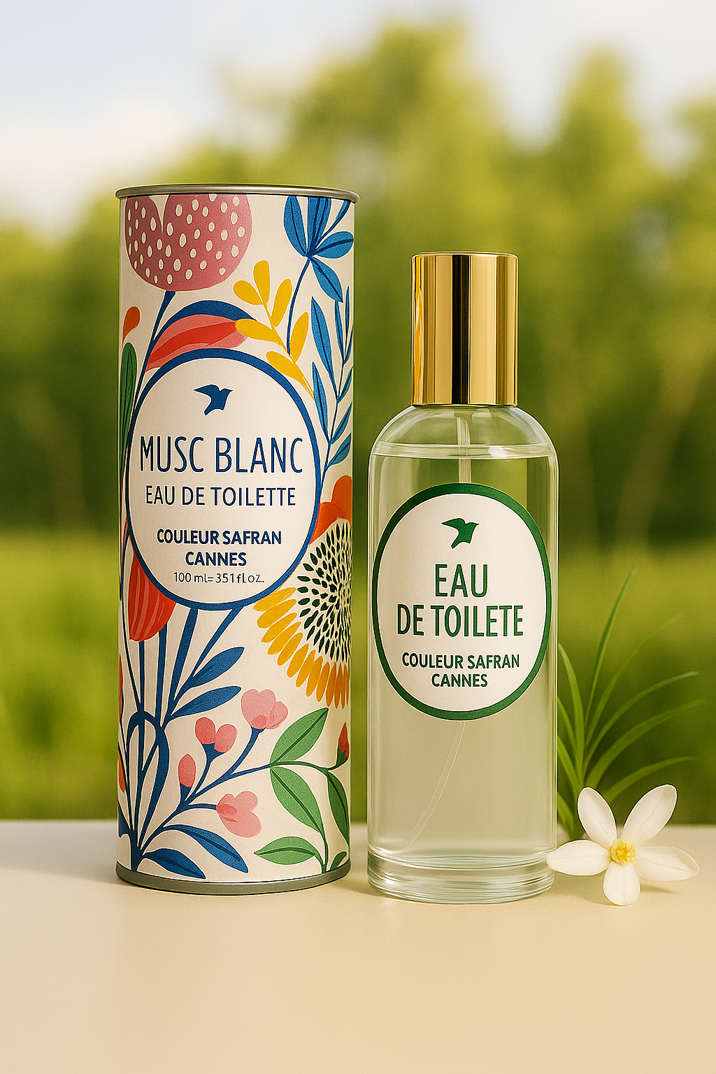 Couleur Safran Parfums - Wholesale Perfume/Eau de Toilette - White Musk Eau de Toilette Made in Provence 100 ml - France1