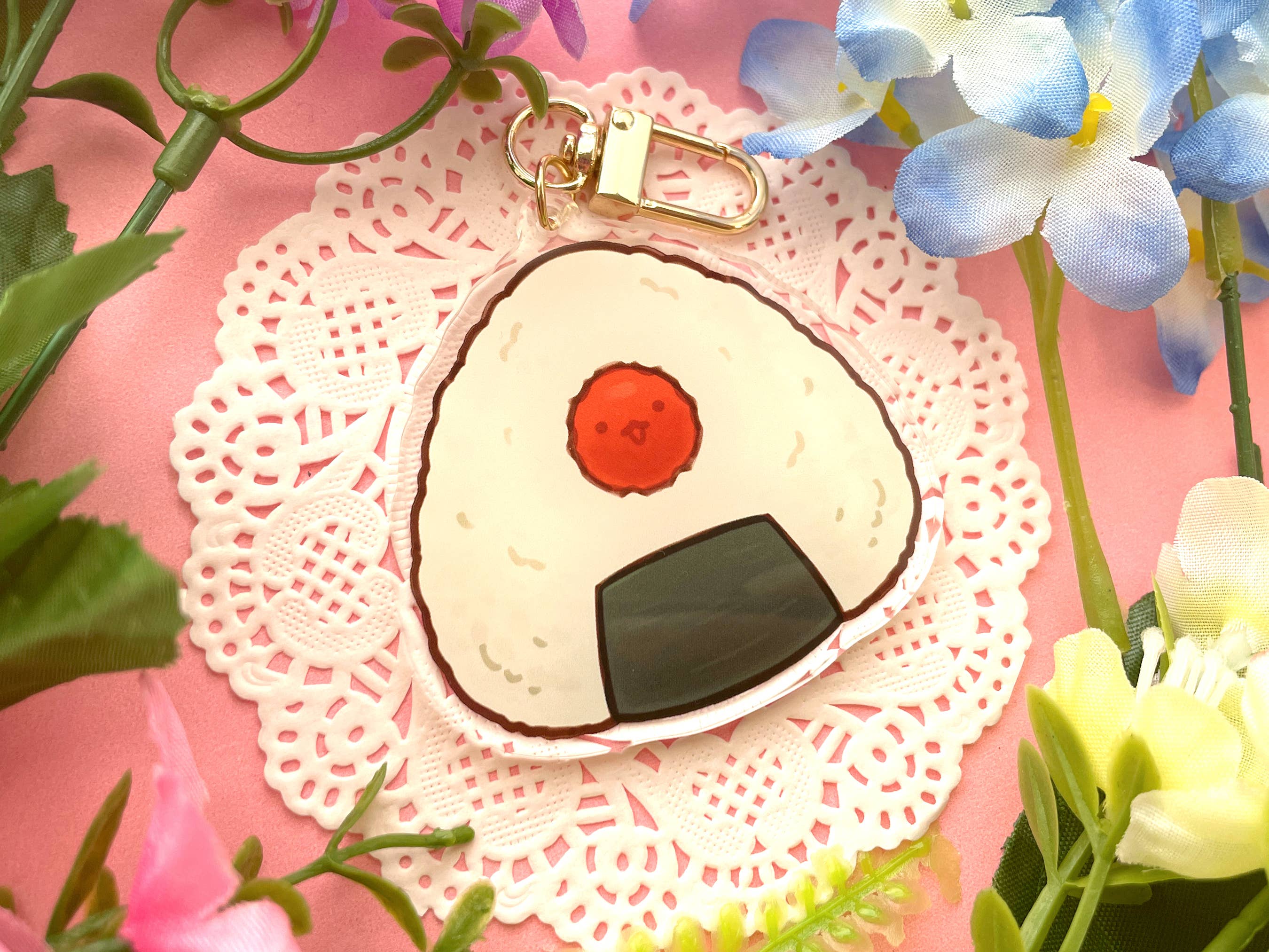 Lilimoon - Wholesale Keychain - Women's - Onigiri Rice Ball Keychain Bag Charm Kawaii Drink Food Snack3