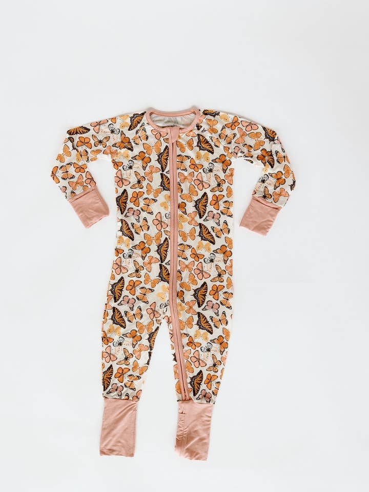 Butterfly Zipper Romper for wholesale by kinderlein