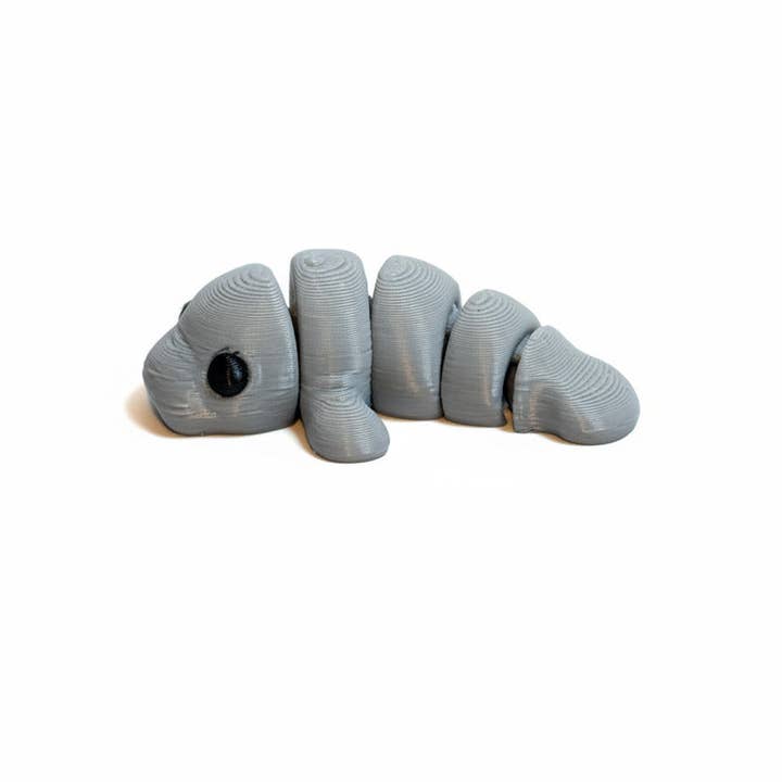 Manatee • Mini 3D Printed Articulated Animal • Flexi Animals for wholesale by Lorianne Kol 3D Prints