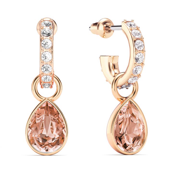 Petite Teardrop Vintage Rose Crystals Drop Earri|S-2017-AVRS for wholesale by My Jewellery Story