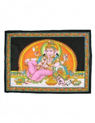 Kimago Look - Wholesale Tapestry/Textile - Hindu Deities Tapestry - Horizontal Ganesha0