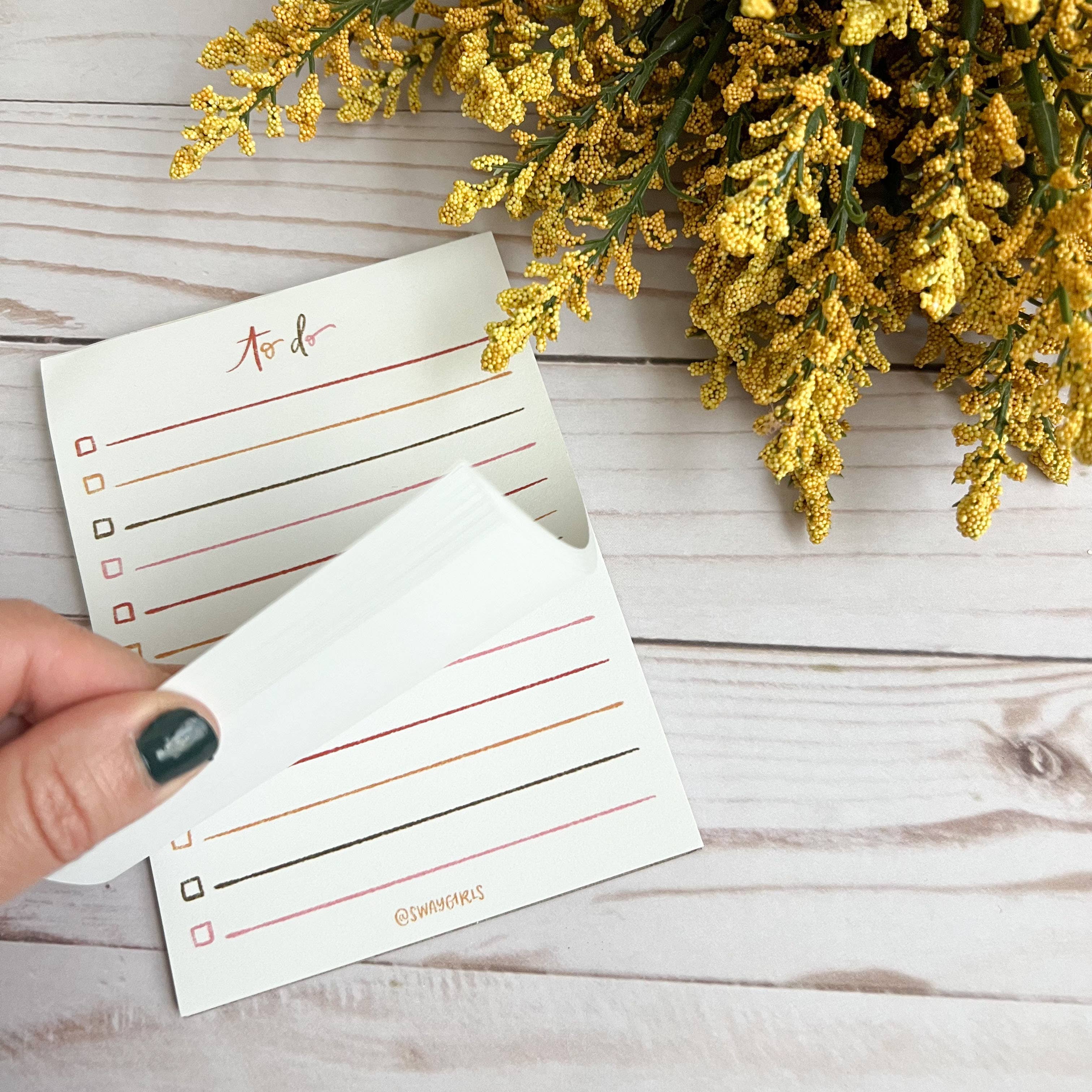 swaygirls - Wholesale Notepad - Cute to do list notepad | Handmade notepads5