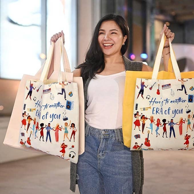 Crover - Wholesale Gift Bag - Music-Themed Canvas Tote Bags3
