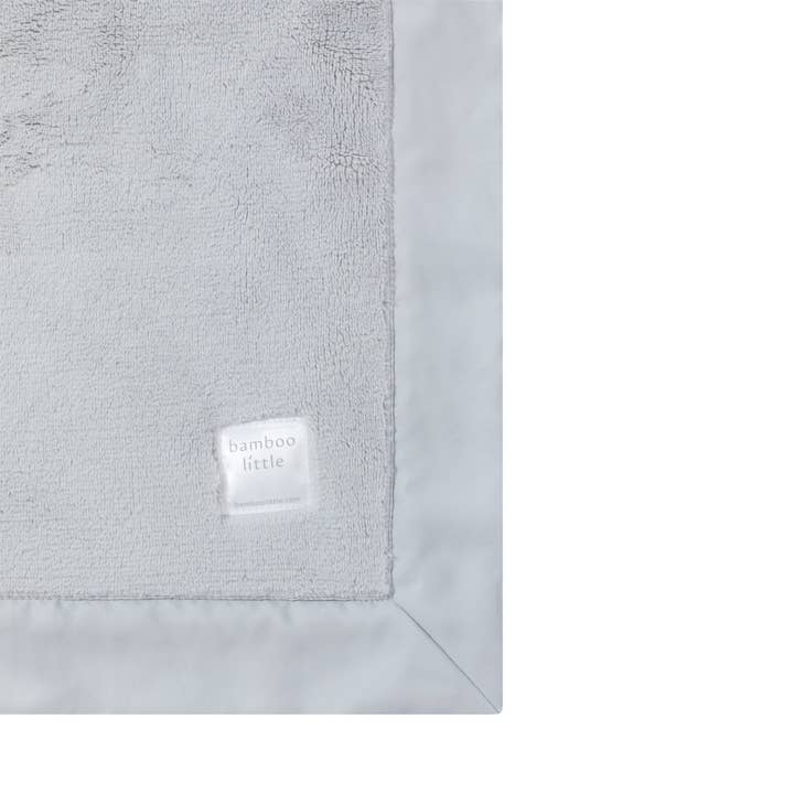 bamboo little - Wholesale Security/Cuddle Blanket - Baby - Gray Plush Lovey Security Blanket1