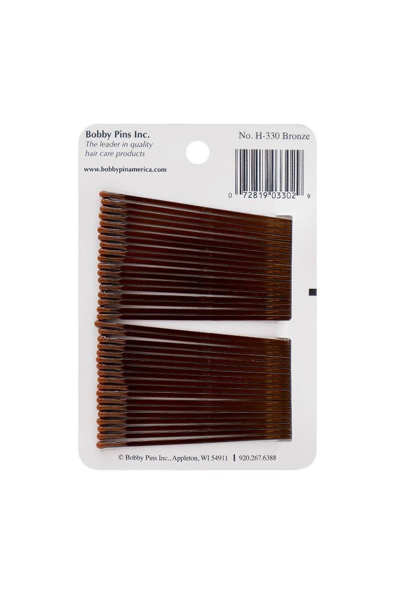 PINEAPPLE Beauty - Wholesale Bobby Pin - Women's - Hollywood H330BR Bronze Jumbo 36 pcs Pins - 12set4